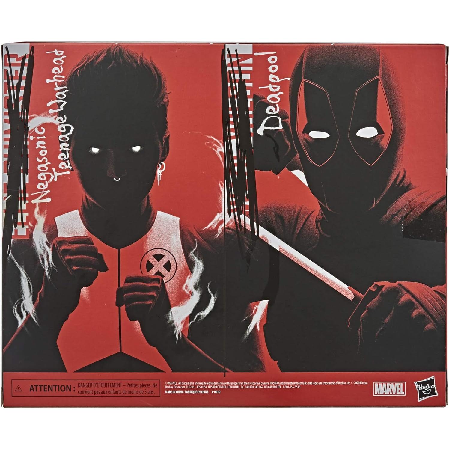 Figura de Acción Marvel Hasbro Deadpool y Negasonic 15 cm