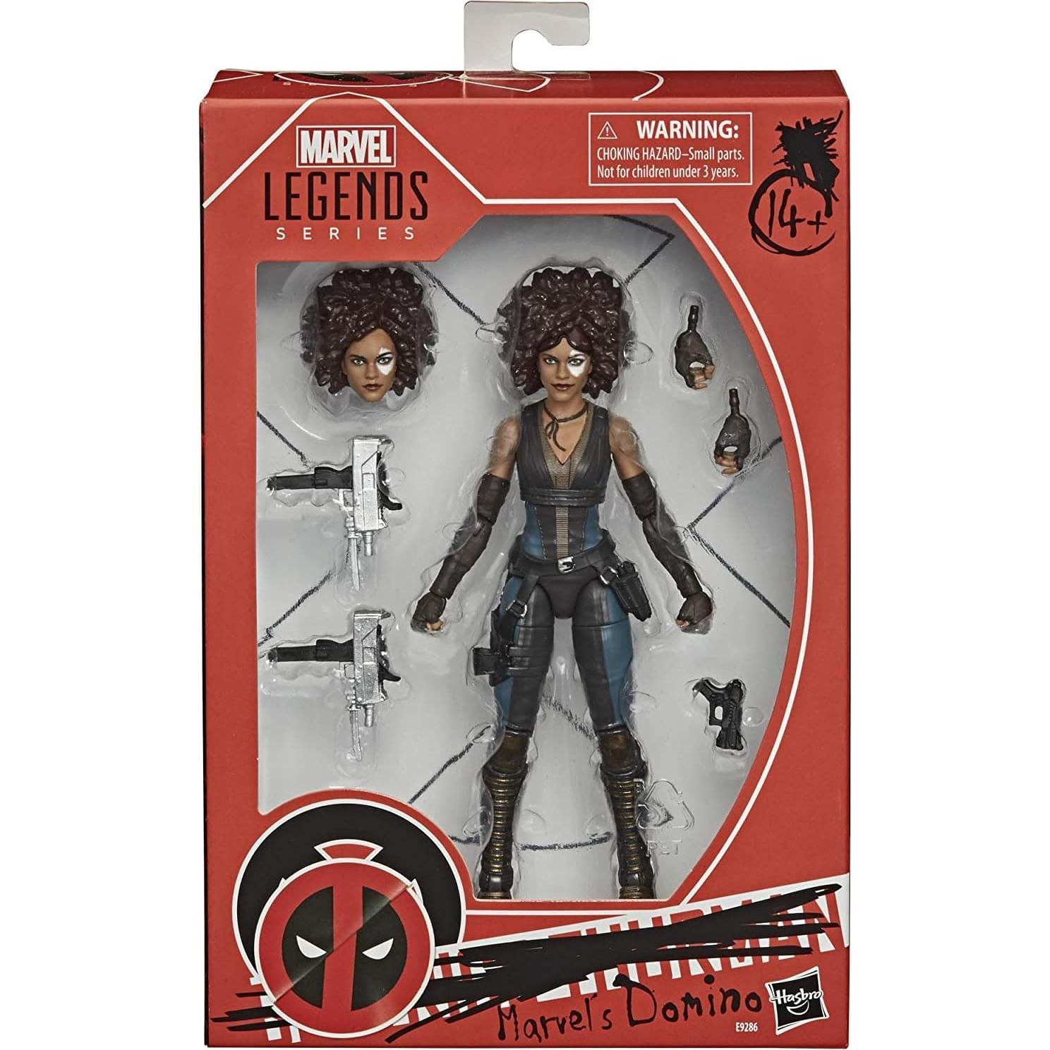 Figura de acción Domino 15 cm Marvel Legends Hasbro