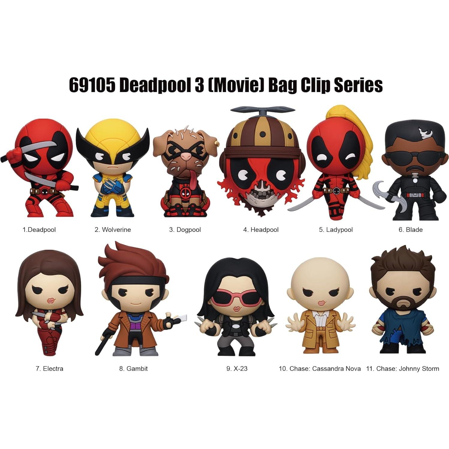 Clip de Bolsa de Espuma Deadpool 3D - Monogram 5.08 cm