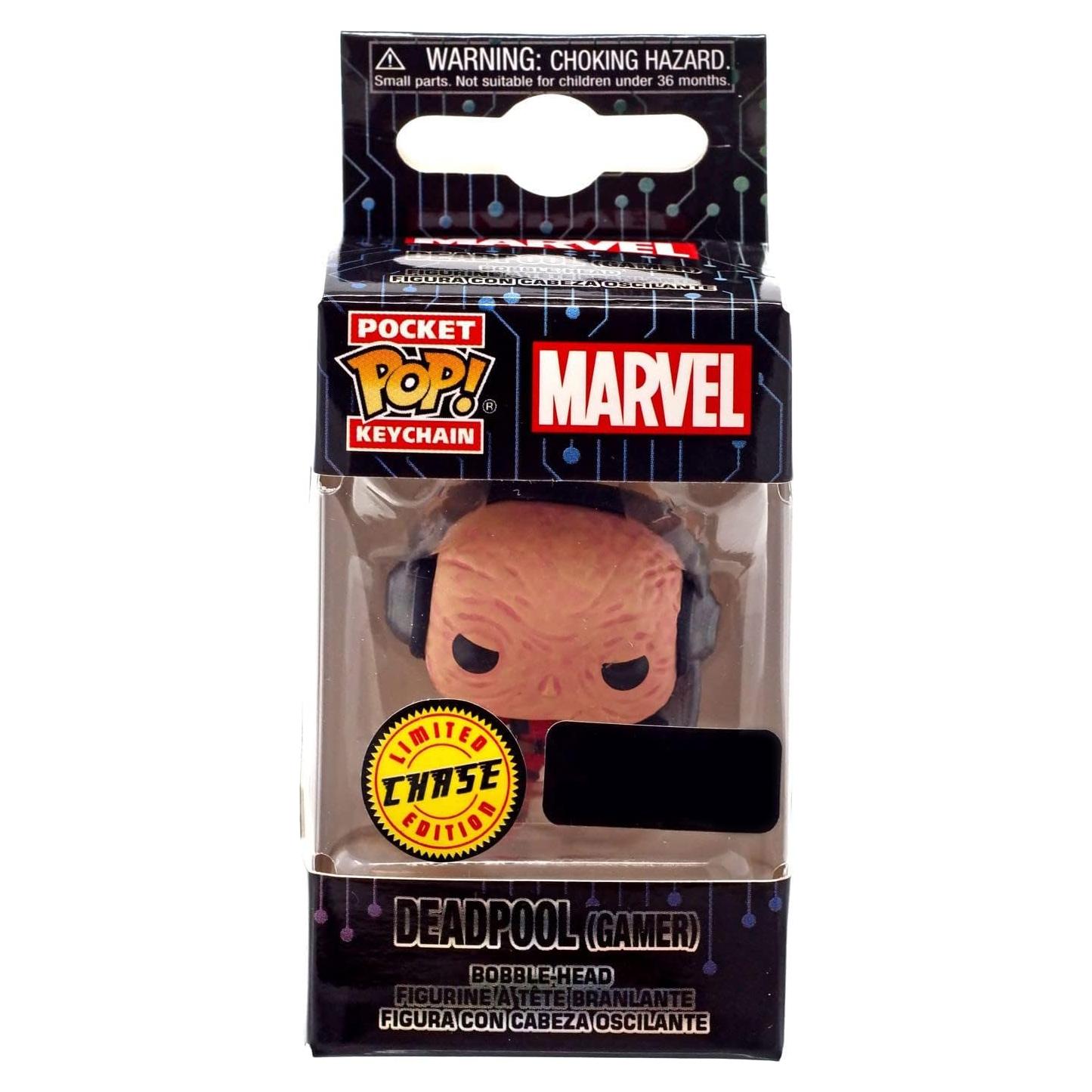 Llavero Funko Pocket Pop! Marvel Deadpool Sin Máscara Edición Limitada