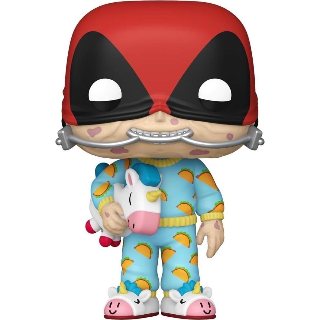 Figura de Vinilo Funko POP! Deadpool Fiesta de Pijamas 9.6cm