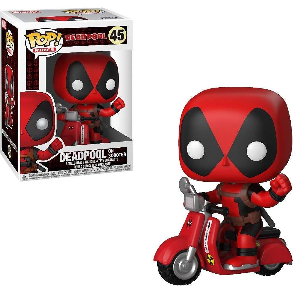 Figura de Vinilo Funko Pop! Deadpool en Scooter 9.5 cm
