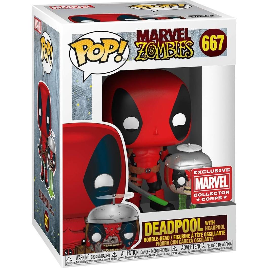 Funko Pop! Marvel Zombies Deadpool con Headpool #667