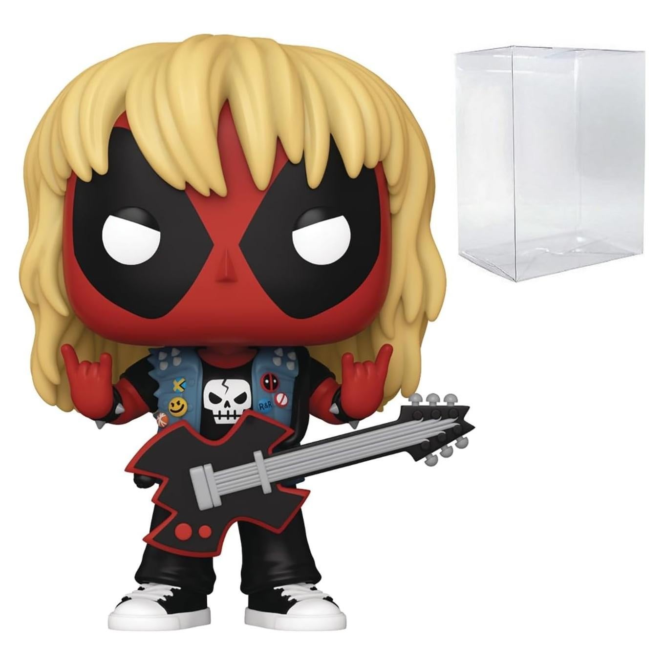 Muñeco Funko POP Heavy Metal Deadpool 9.5 cm con Protector