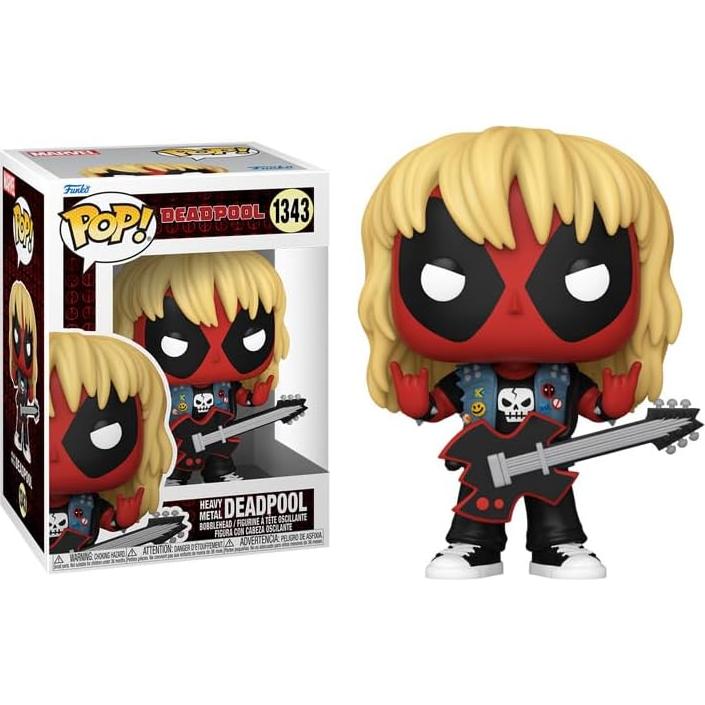 Muñeco Funko POP Heavy Metal Deadpool 9.5 cm con Protector