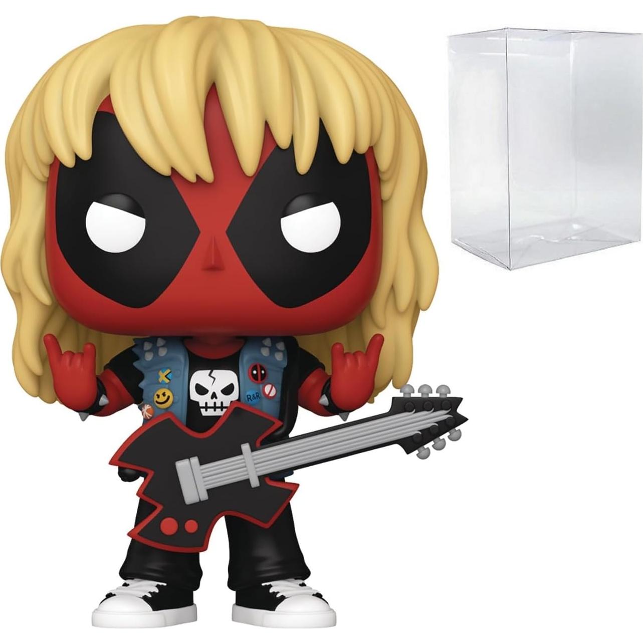 Muñeco Funko POP Heavy Metal Deadpool 9.5 cm con Protector