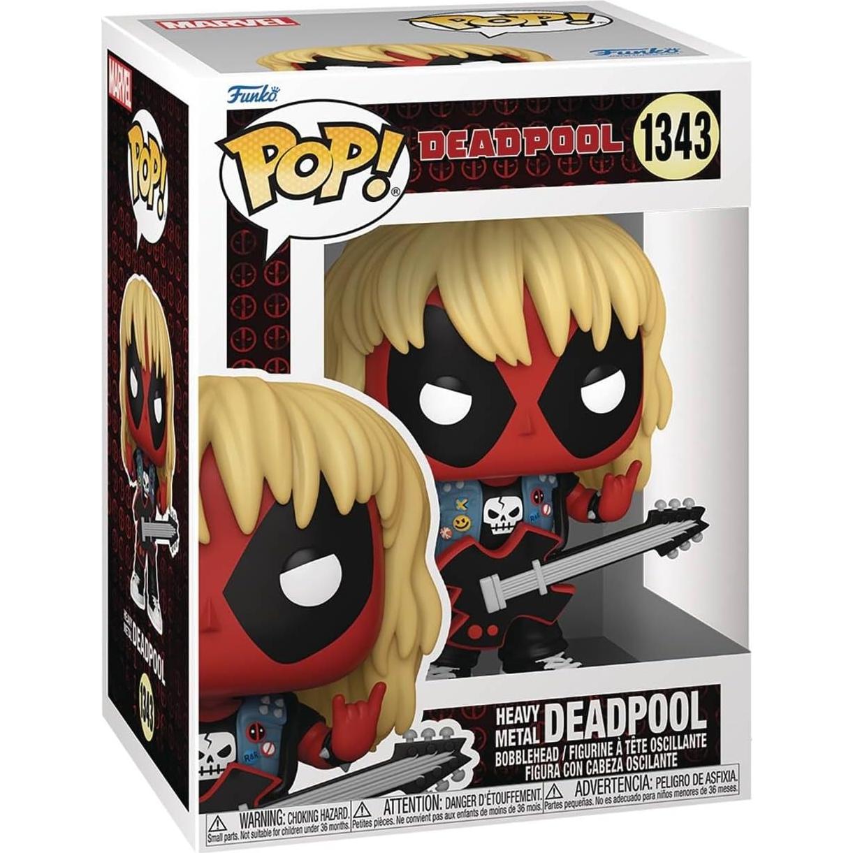 Muñeco Funko POP Heavy Metal Deadpool 9.5 cm con Protector