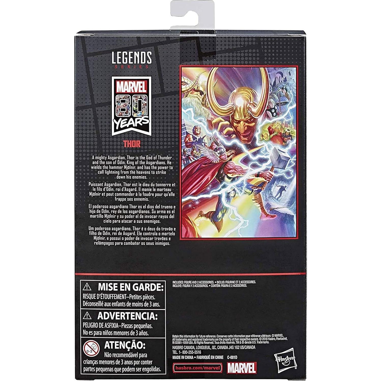 Figura de acción Thor Marvel Legends 80 Aniversario 15.24 cm