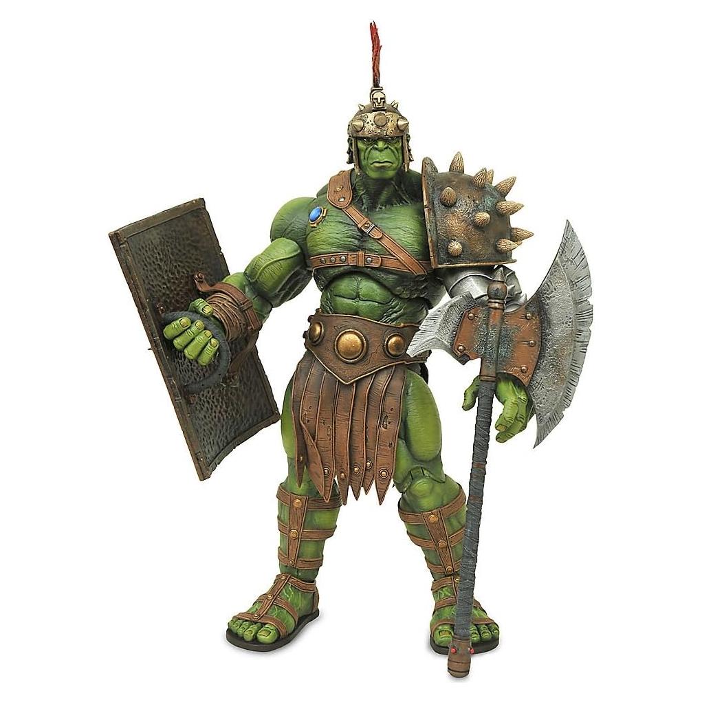Figura de acción Planet Hulk Marvel 25.4 cm con hacha y escudo