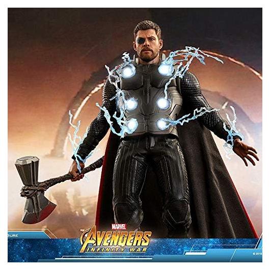 Figura de acción Hot Toys Thor 1/6 con luz LED 32cm