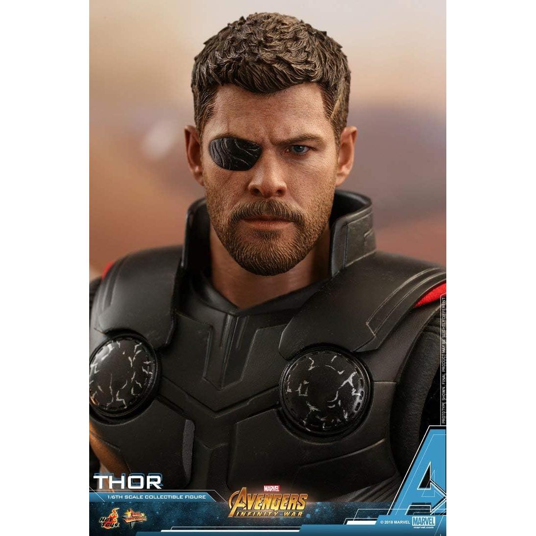 Figura de acción Hot Toys Thor 1/6 con luz LED 32cm