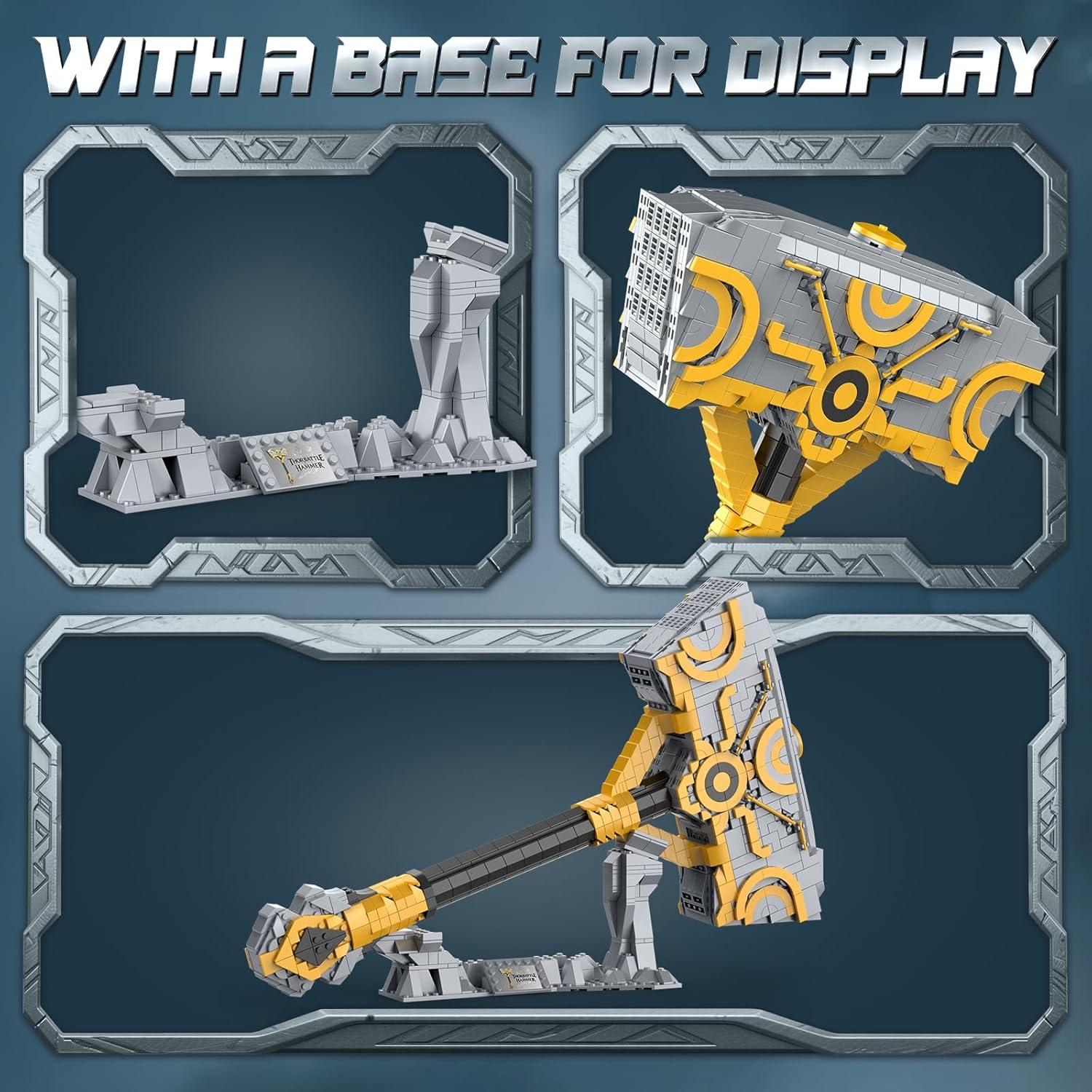 Juego de Bloques de Construcción Martillo Thor Finger Rock 1317 Piezas