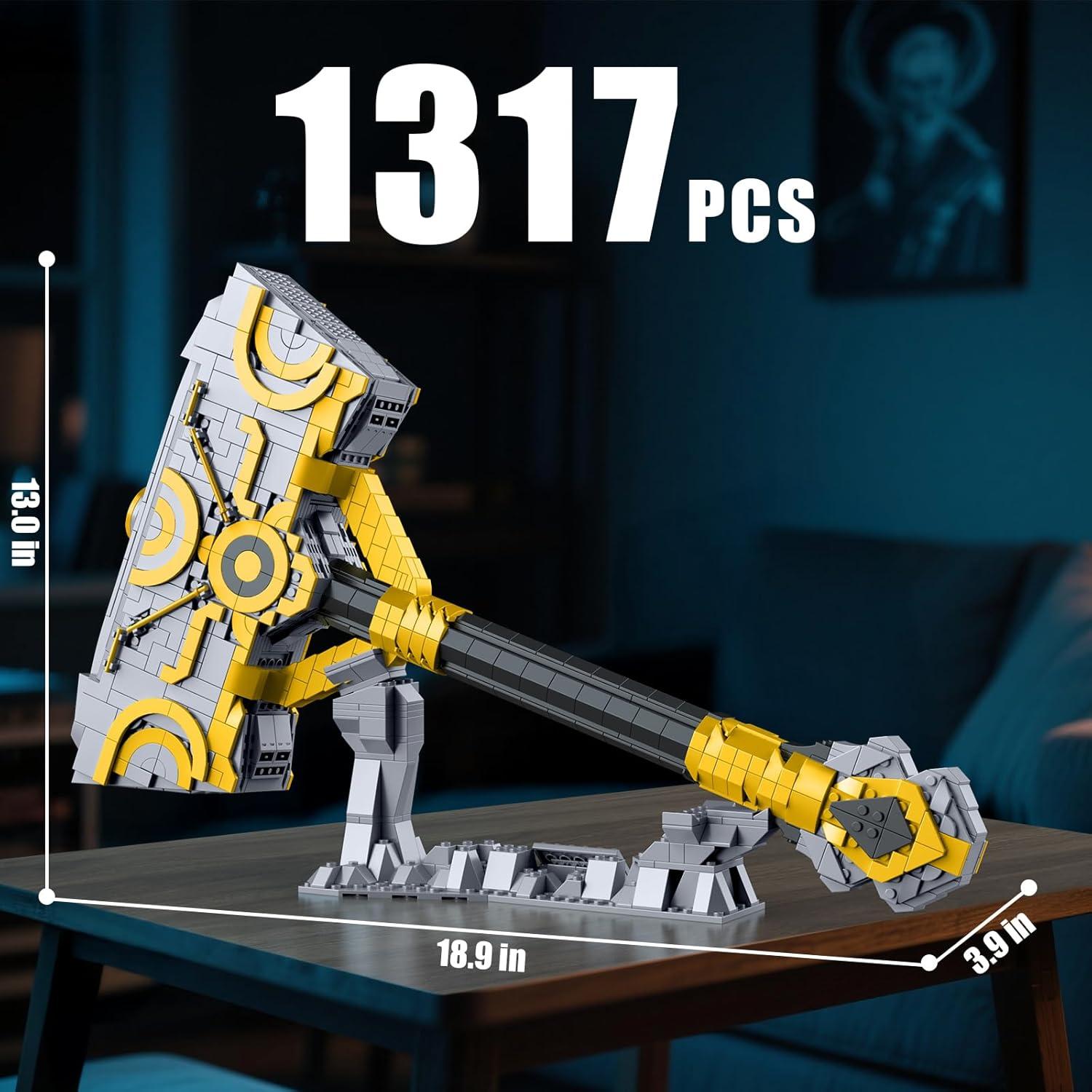 Juego de Bloques de Construcción Martillo Thor Finger Rock 1317 Piezas