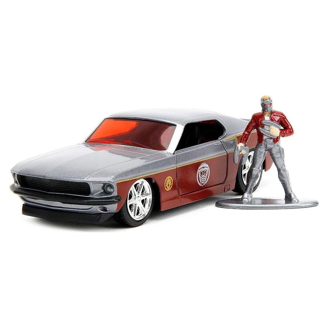 Auto de Fundición Jada 1969 Ford Mustang Star Lord 12.7 cm