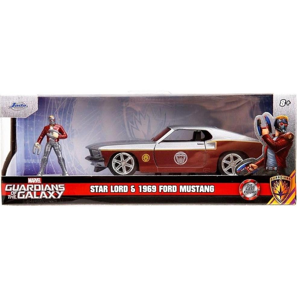 Auto de Fundición Jada 1969 Ford Mustang Star Lord 12.7 cm