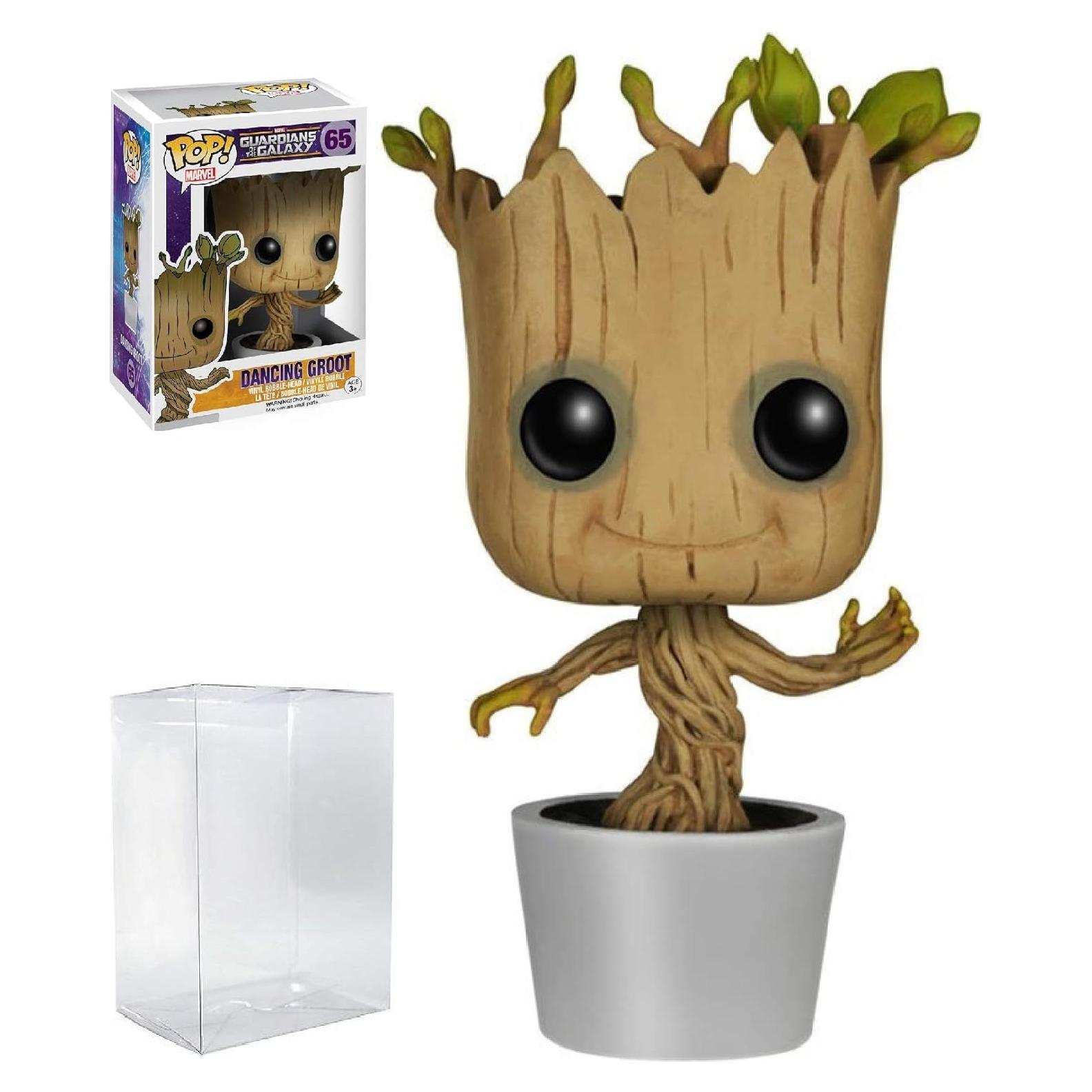 Figura Funko Pop Groot Bailarín Marvel 9.53 cm con Caja Protectora