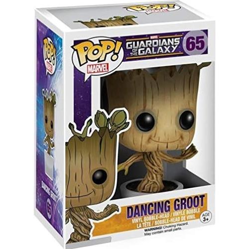 Figura Funko Pop Groot Bailarín Marvel 9.53 cm con Caja Protectora