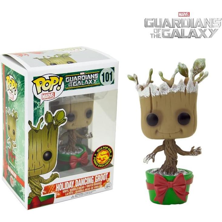 Figura de Acción Funko Groot Bailarín Navideño 10cm - Guardianes de la Galaxia