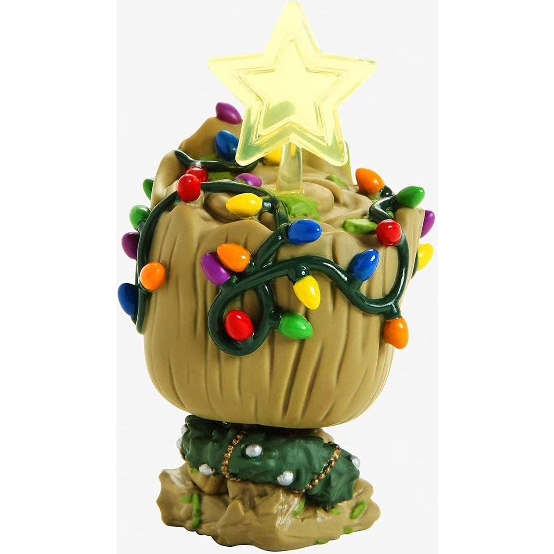 Figura de Vinilo Funko Pop Groot Infantil con Corona - Marvel
