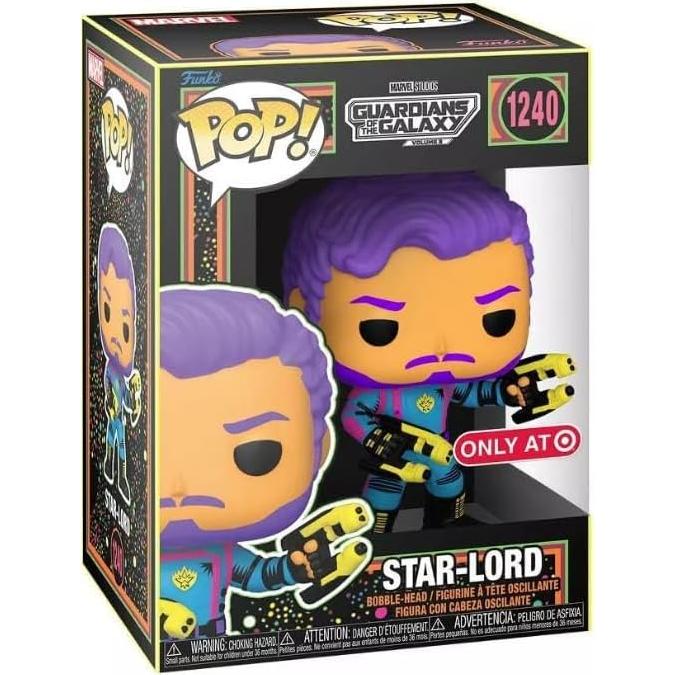 Funko POP! Star-Lord Blacklight Edición Limitada 25 cm