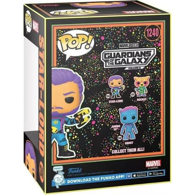 Funko POP! Star-Lord Blacklight Edición Limitada 25 cm
