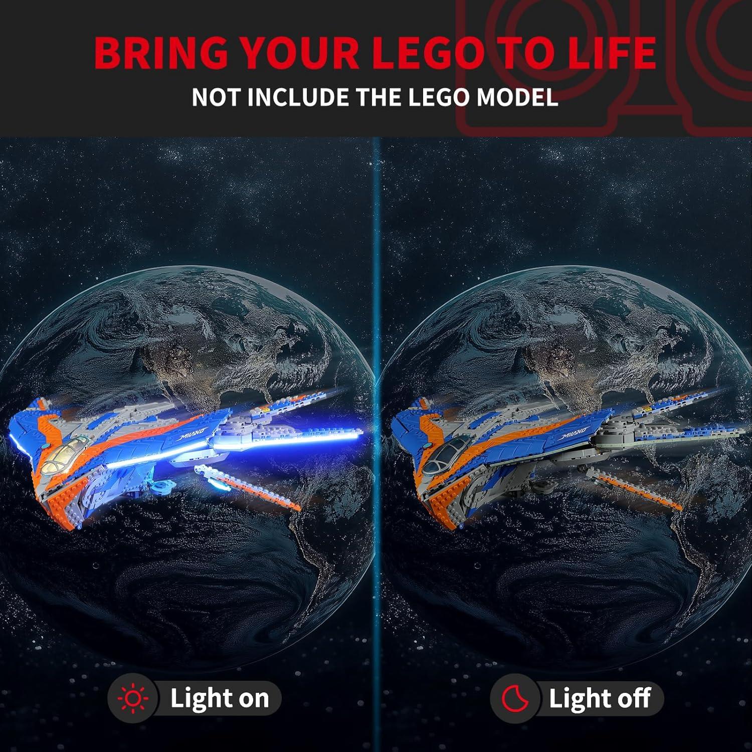 Kit de Luz LED BRIKSMAX para Lego Guardianes de la Galaxia 76286