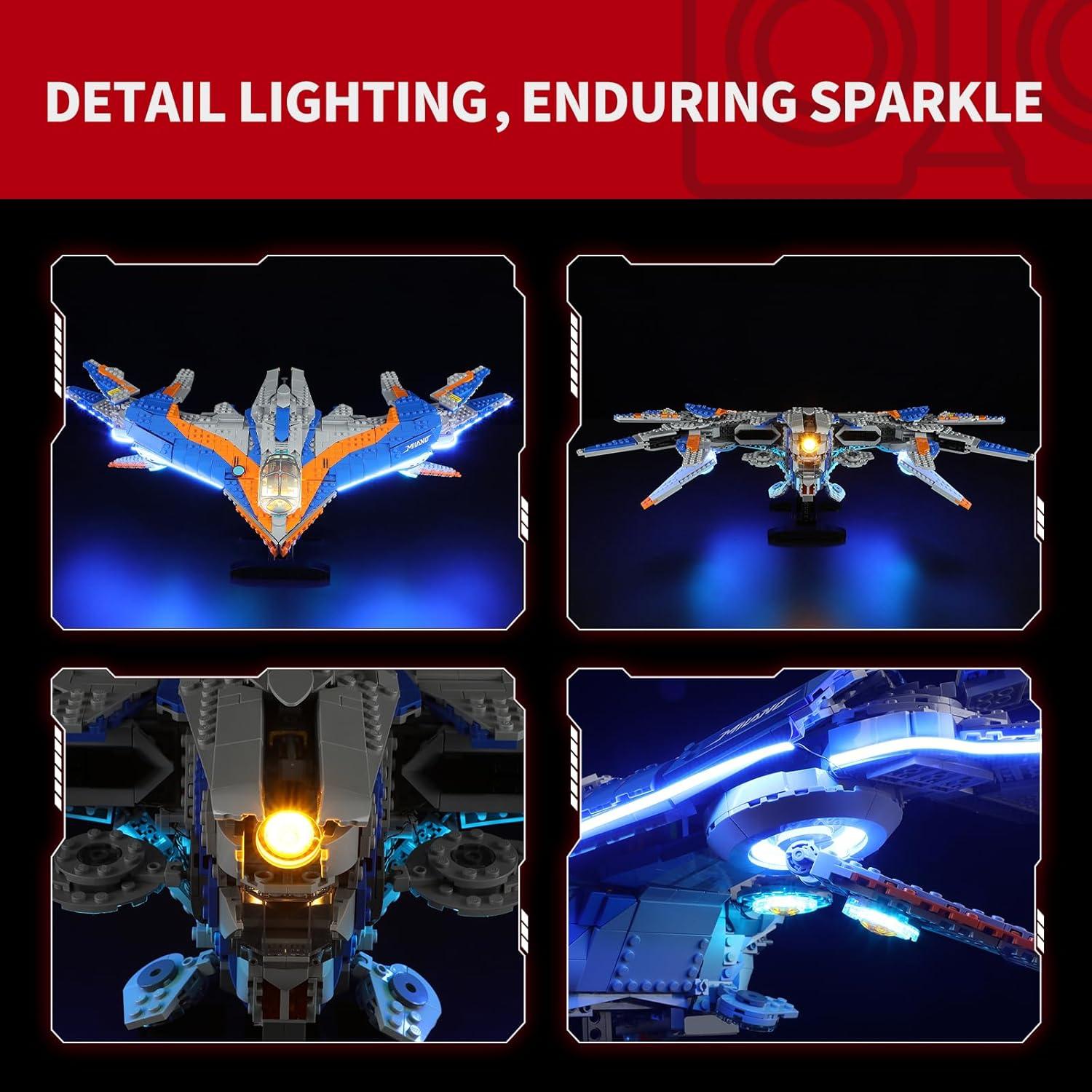 Kit de Luz LED BRIKSMAX para Lego Guardianes de la Galaxia 76286