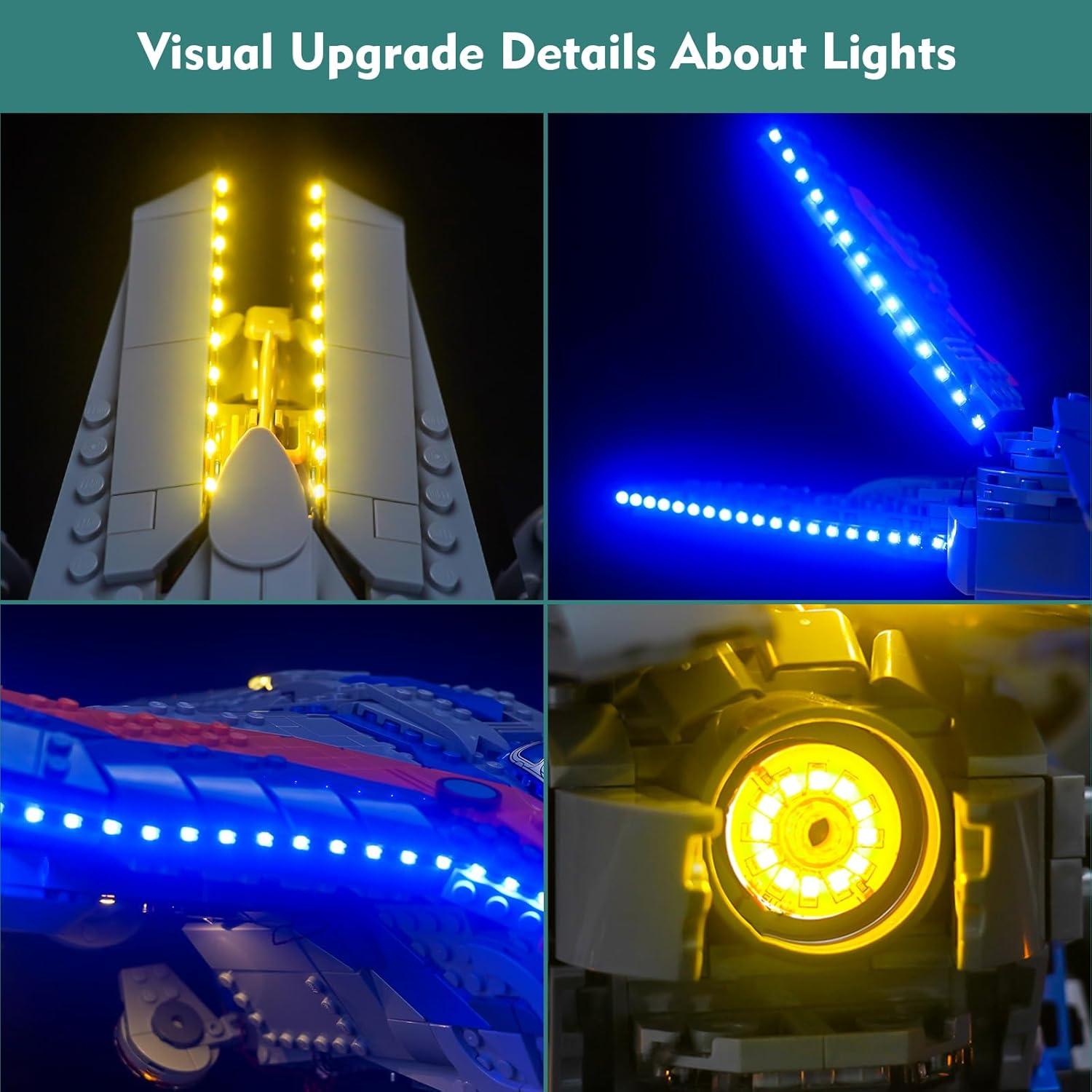 Kit de Luz LED LocoLee para LEGO 76286 Milano - Iluminación Creativa