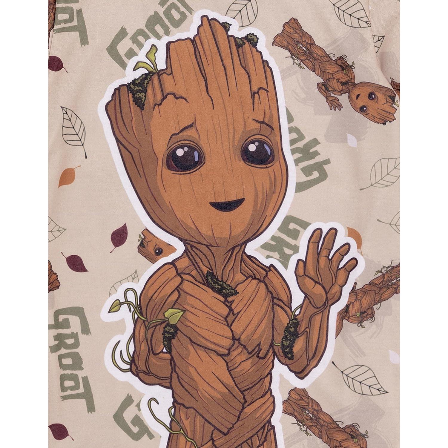 Pijamas para Niños Marvel I am Groot Beige 7-8 Años