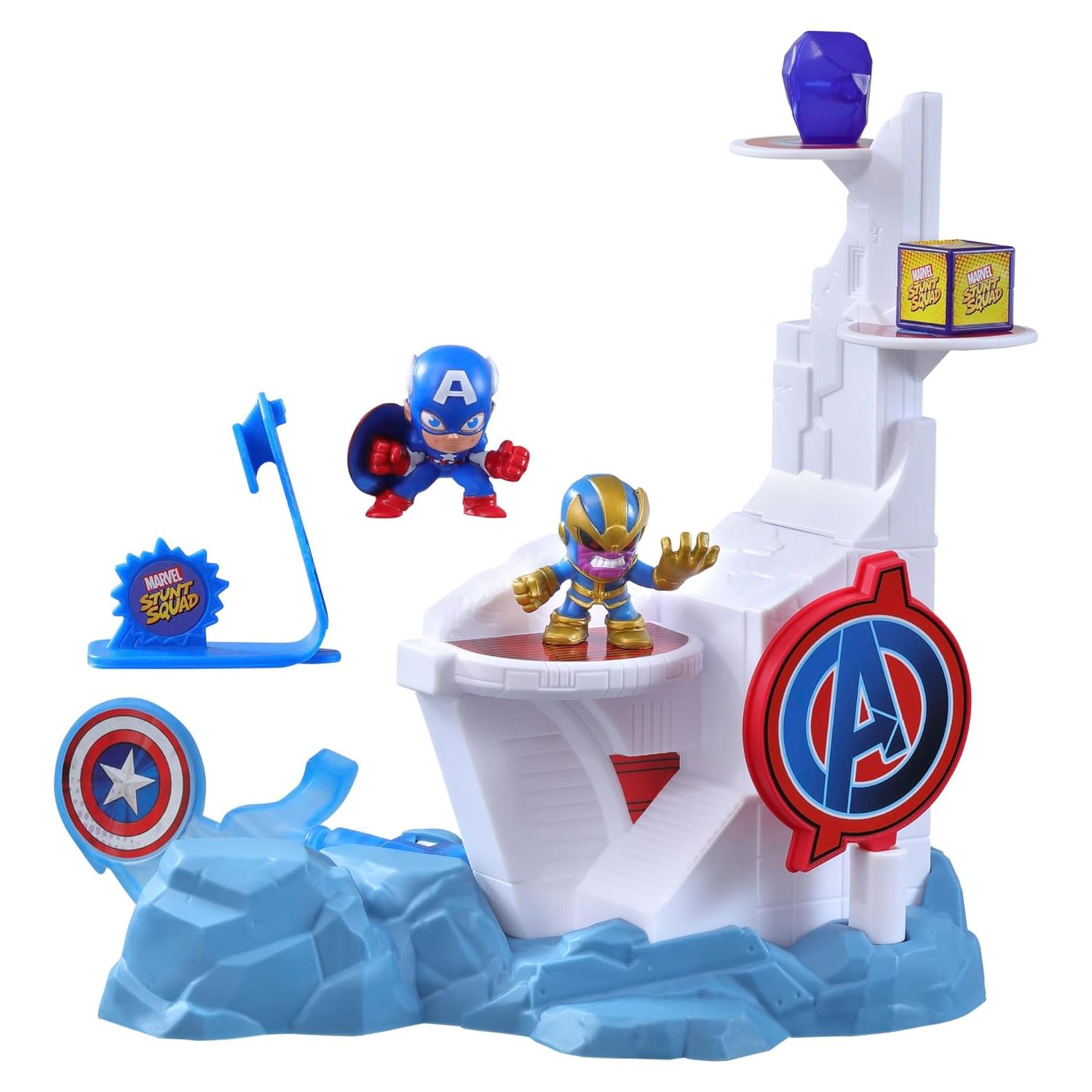 Conjunto de Juego Marvel Stunt Squad Tower Smash Hasbro