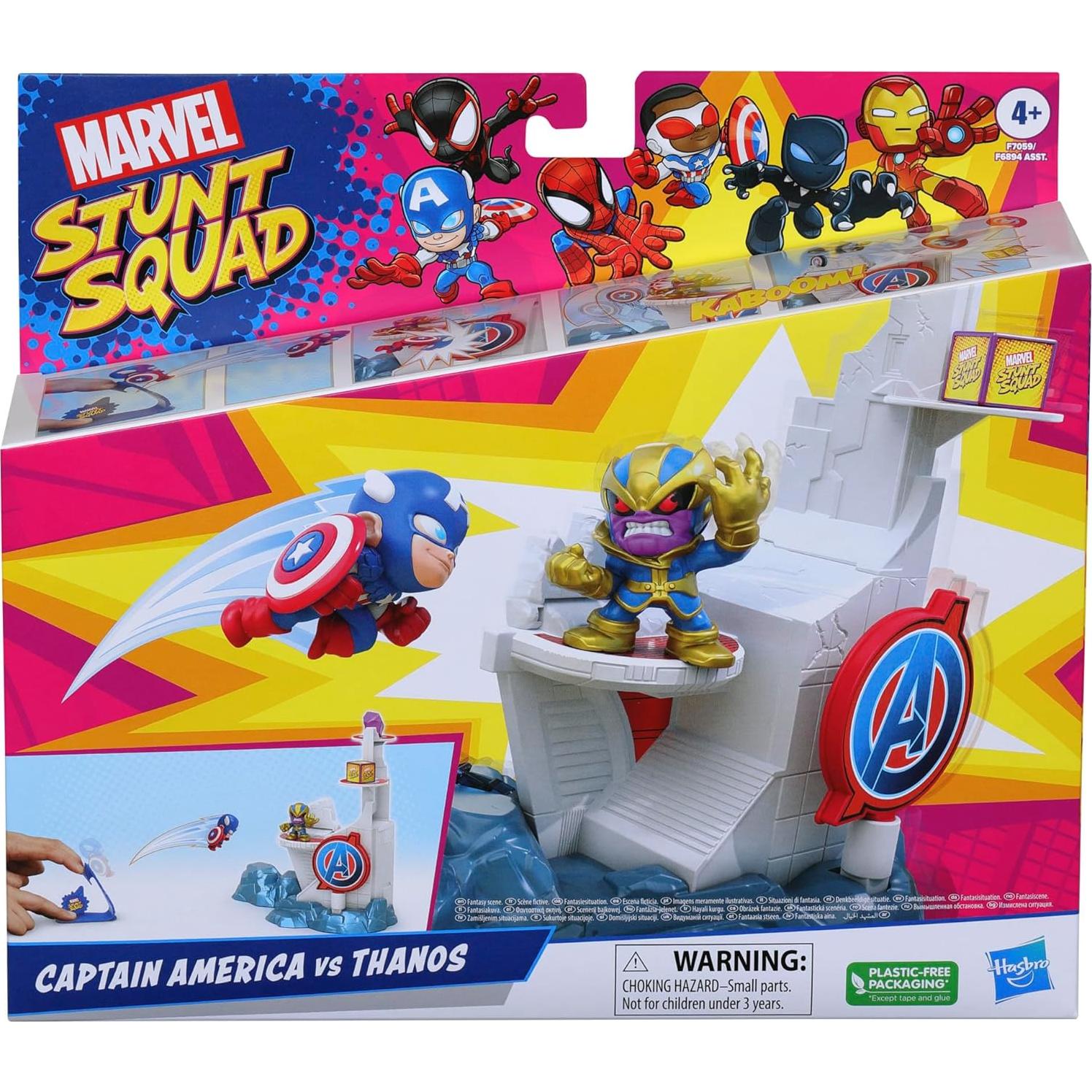 Conjunto de Juego Marvel Stunt Squad Tower Smash Hasbro