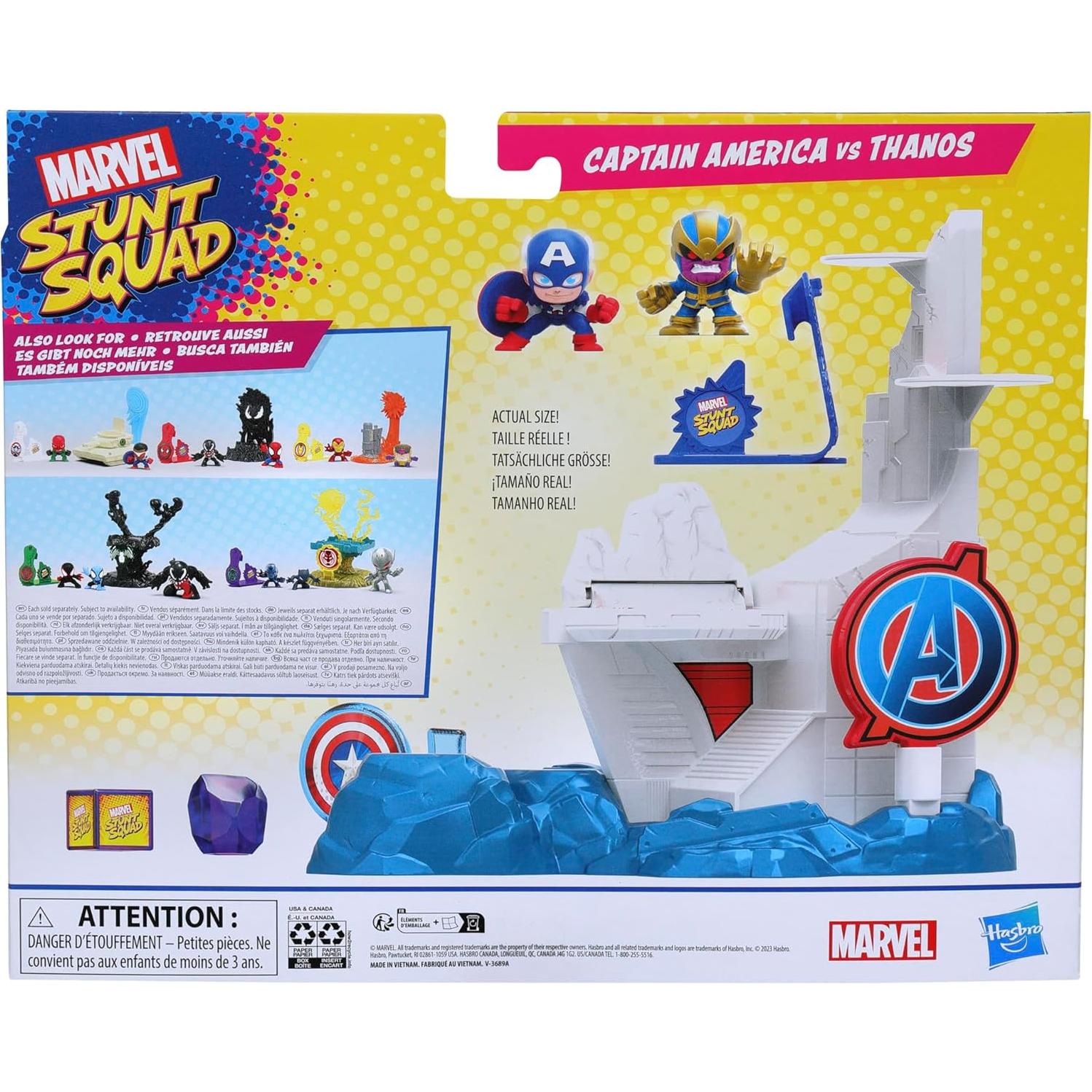 Conjunto de Juego Marvel Stunt Squad Tower Smash Hasbro