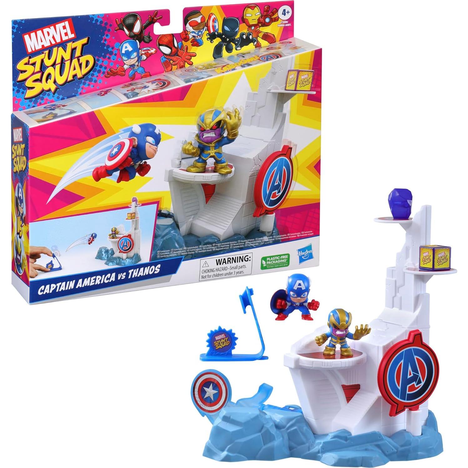 Conjunto de Juego Marvel Stunt Squad Tower Smash Hasbro