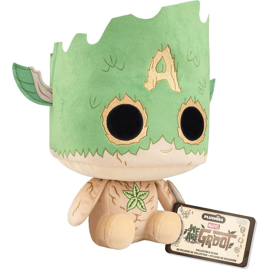 Funko Plush Groot Capitán América 17.78 cm 85 Aniversario Marvel