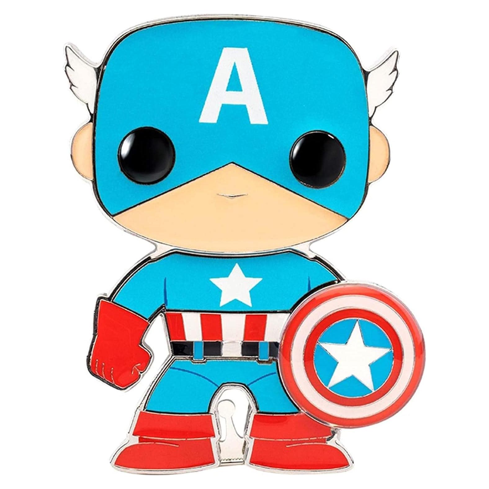 Pin Pop! Marvel Capitán América Funko 9.5 cm