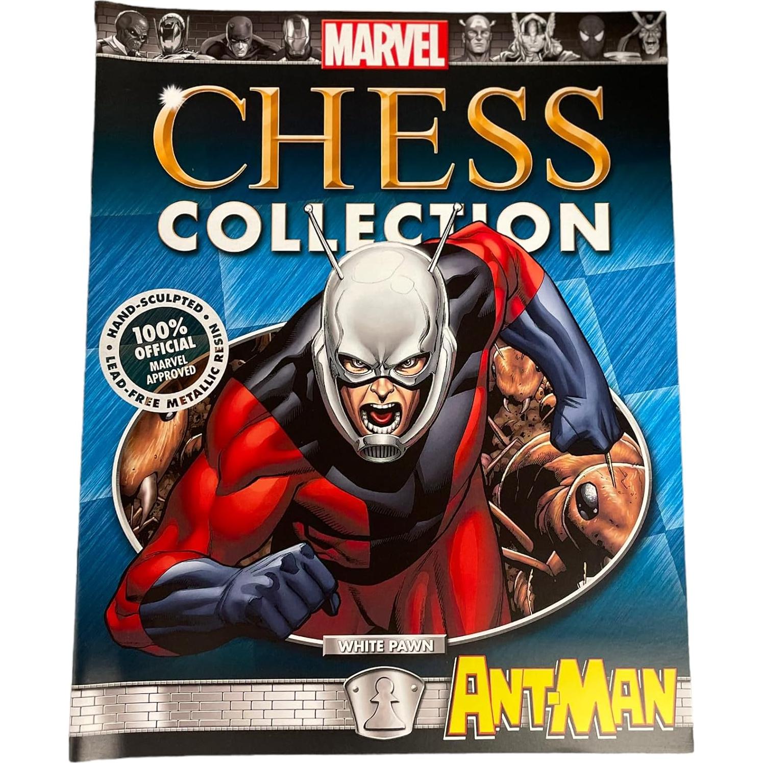 Pieza de Peón Ant-Man Eaglemoss Ajedrez Marvel 10.16 cm