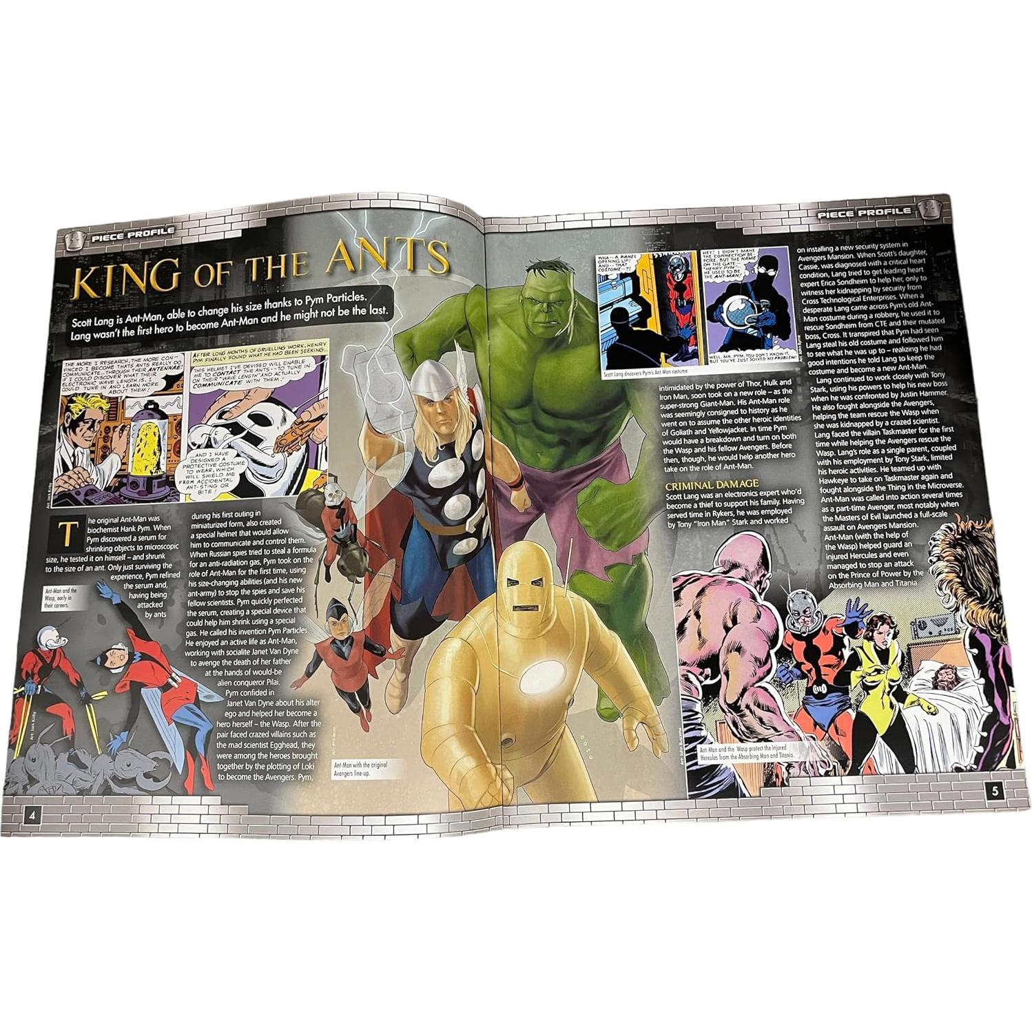 Pieza de Peón Ant-Man Eaglemoss Ajedrez Marvel 10.16 cm