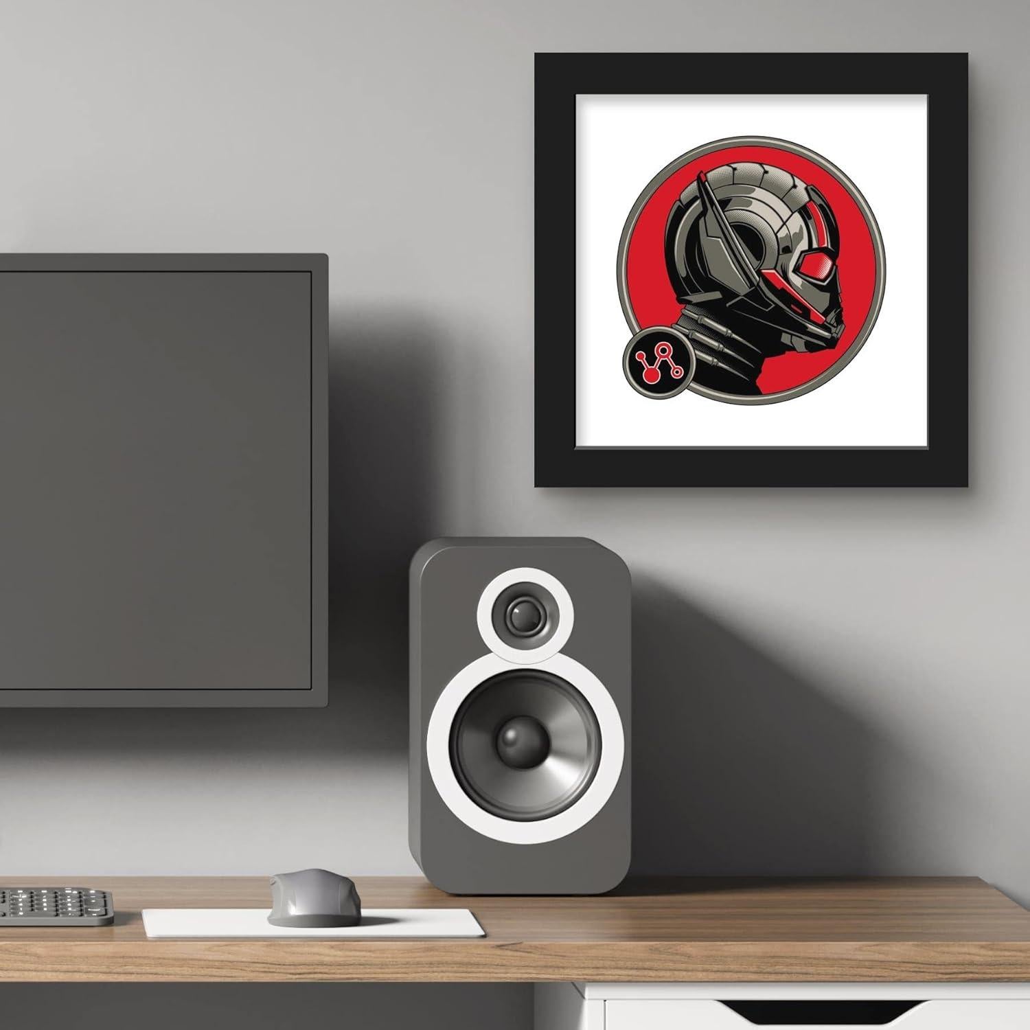 Arte de Pared Gallery Pops Marvel Ant-Man 30.5x30.5cm Enmarcado