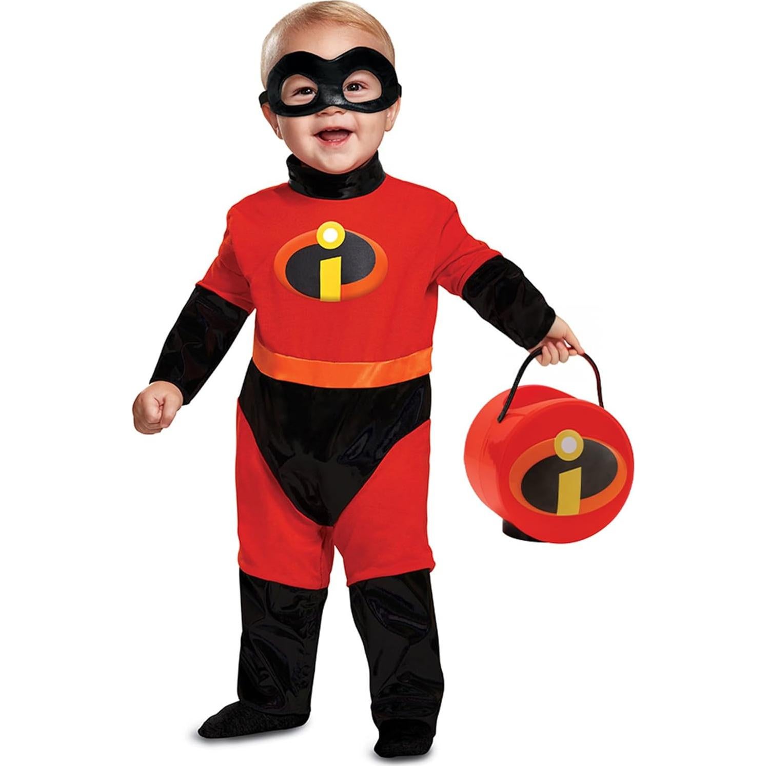 Cubeta de Golosinas Halloween Disguise 17.8x17.8x14.7 cm