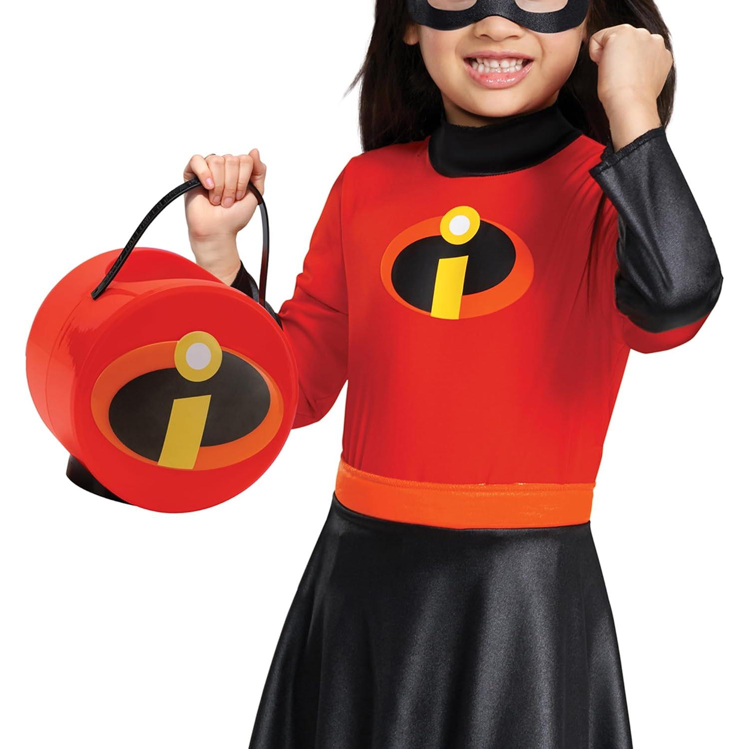 Cubeta de Golosinas Halloween Disguise 17.8x17.8x14.7 cm