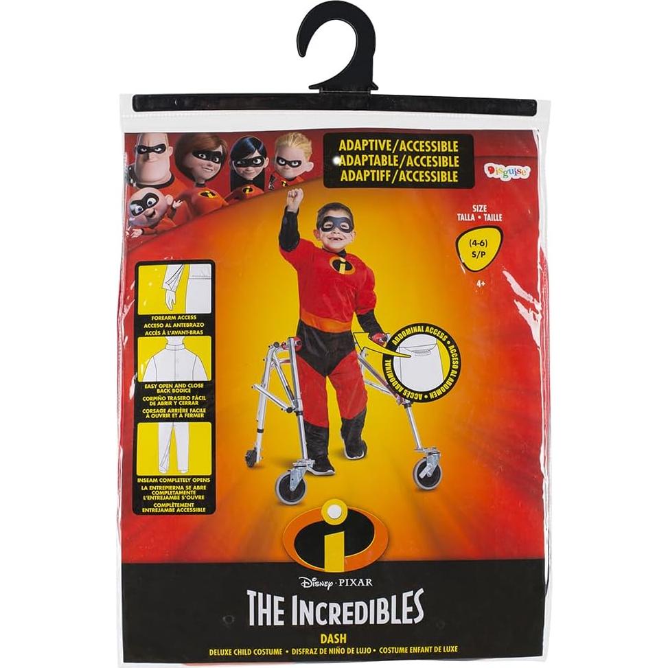 Disfraz Adaptativo de Dash Los Increíbles para Niños - Disguise