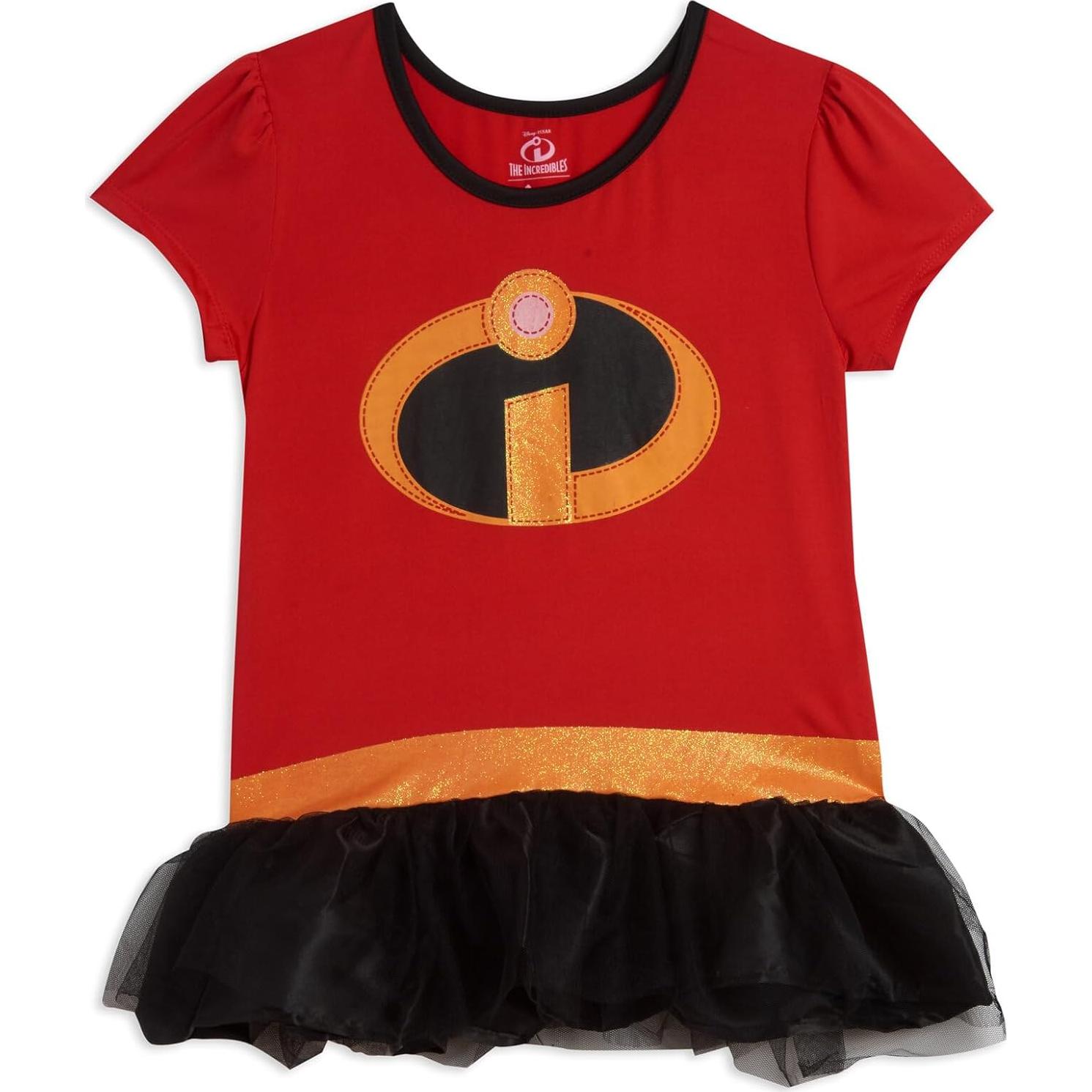 Conjunto de Cosplay Disney Incredibles 3 Piezas Niñas 2T