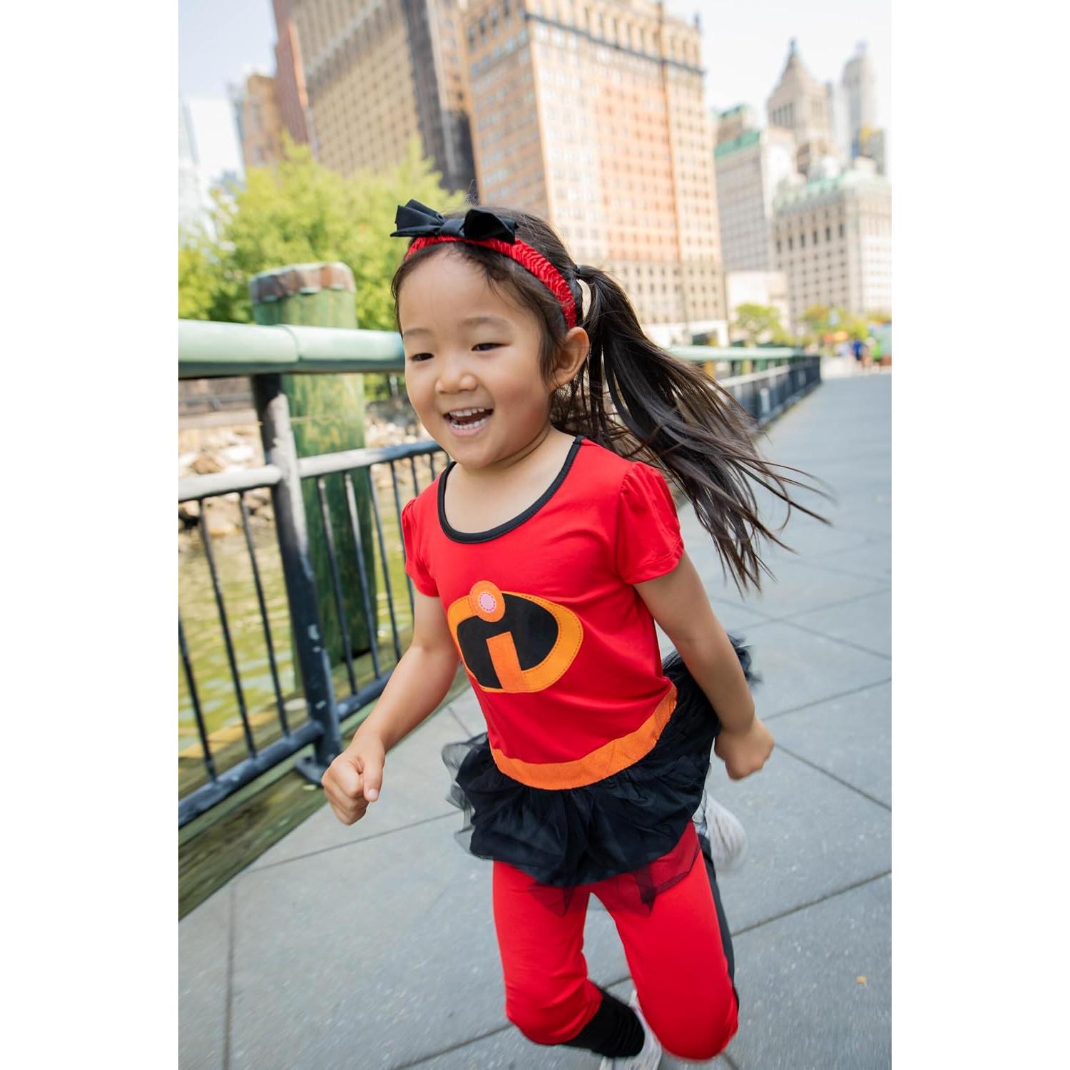 Conjunto de Cosplay Disney Incredibles 3 Piezas Niñas 2T