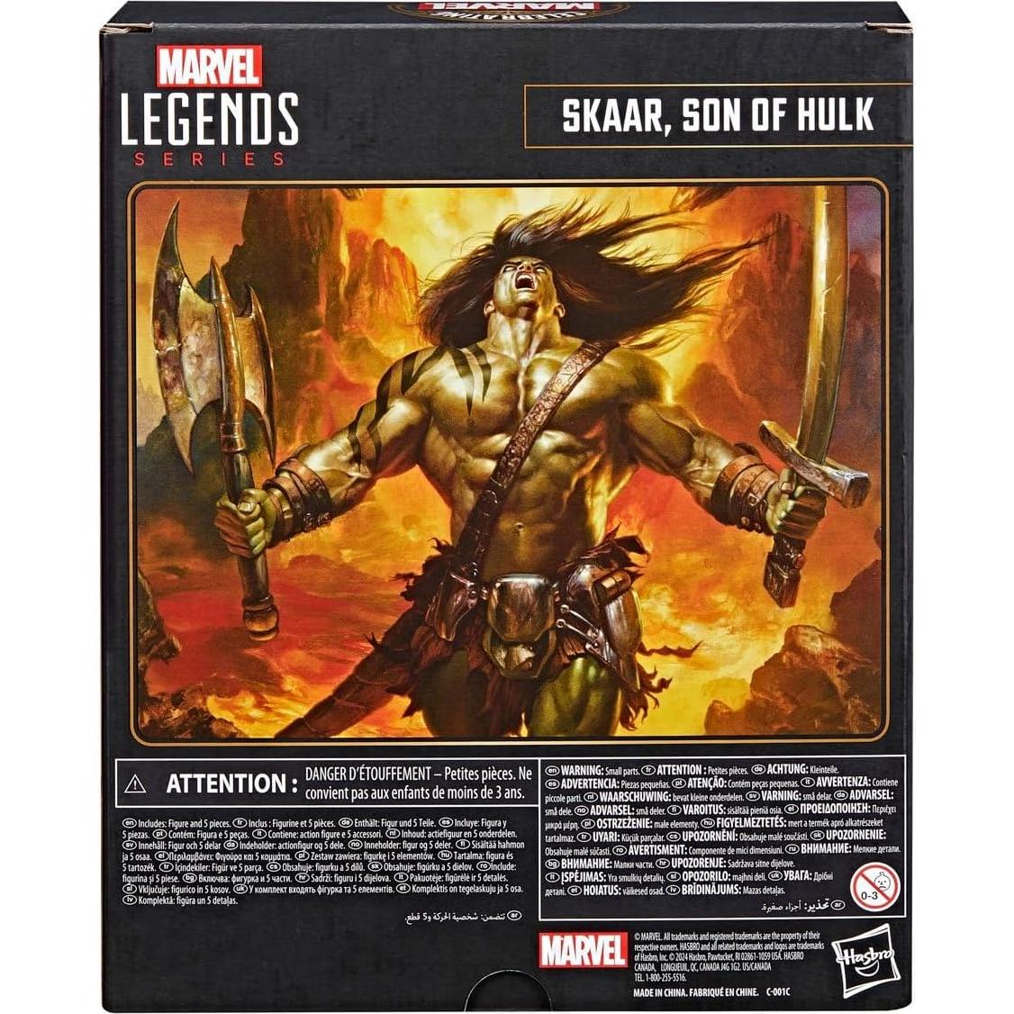 Figura de acción Skaar Hijo de Hulk 18cm Hasbro Marvel Legends