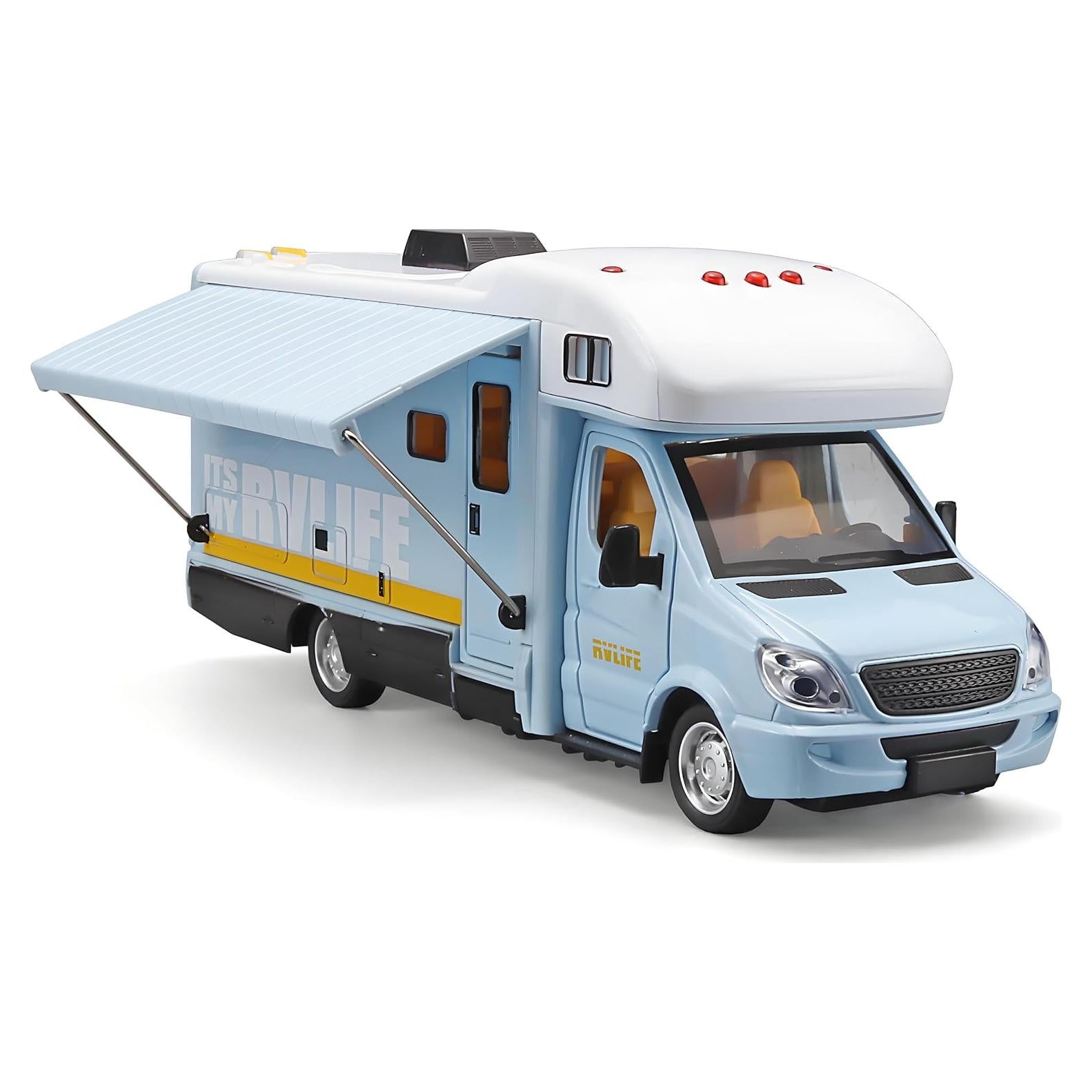 Caravana de Juguete NOVAFUSION con Luz y Sonido - Azul