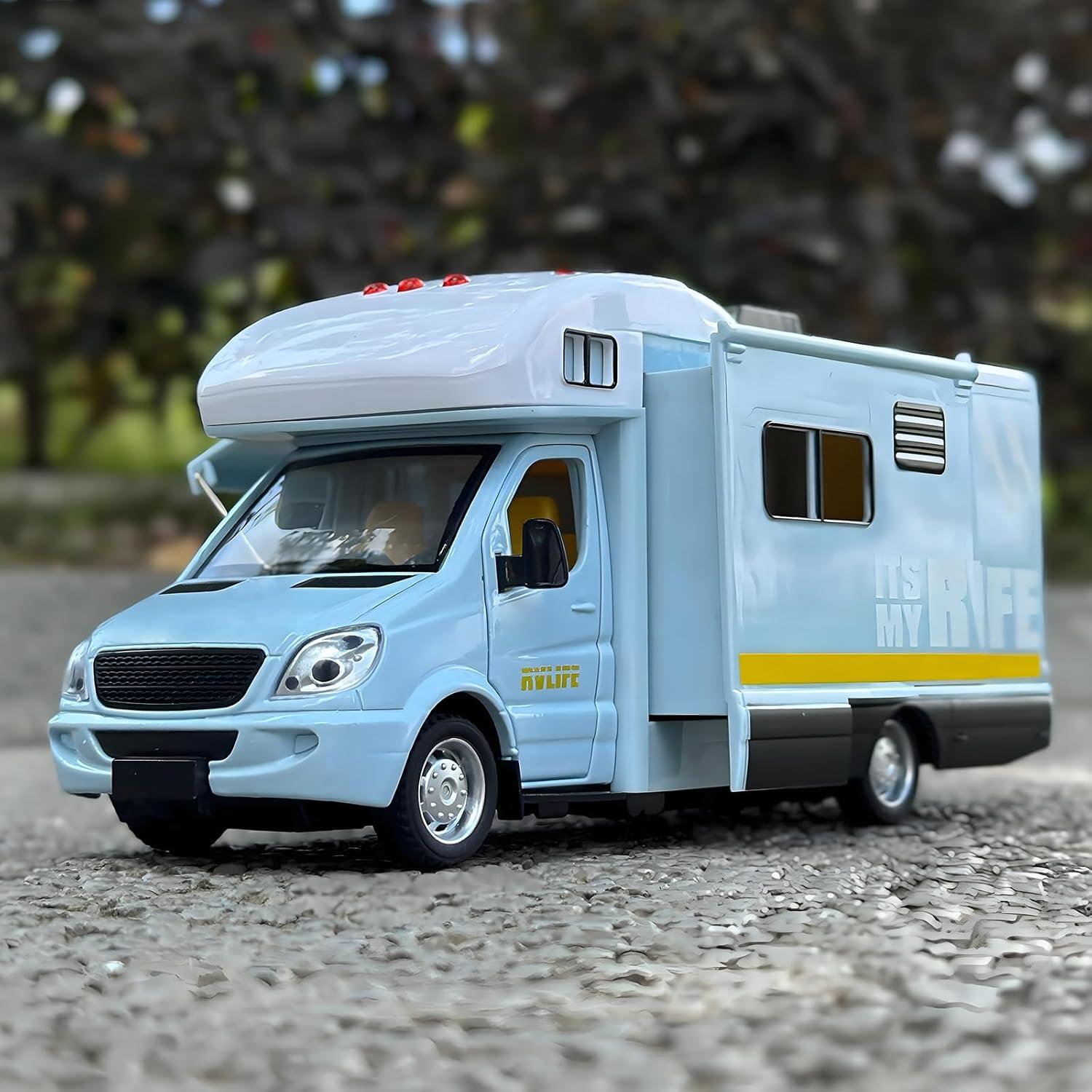 Caravana de Juguete NOVAFUSION con Luz y Sonido - Azul