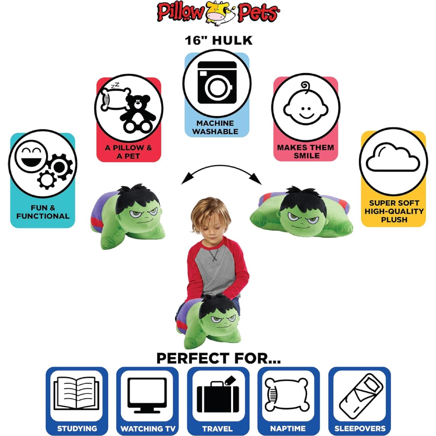 Peluche Grande Hulk Marvel 45.72 cm Suave y Acogedor