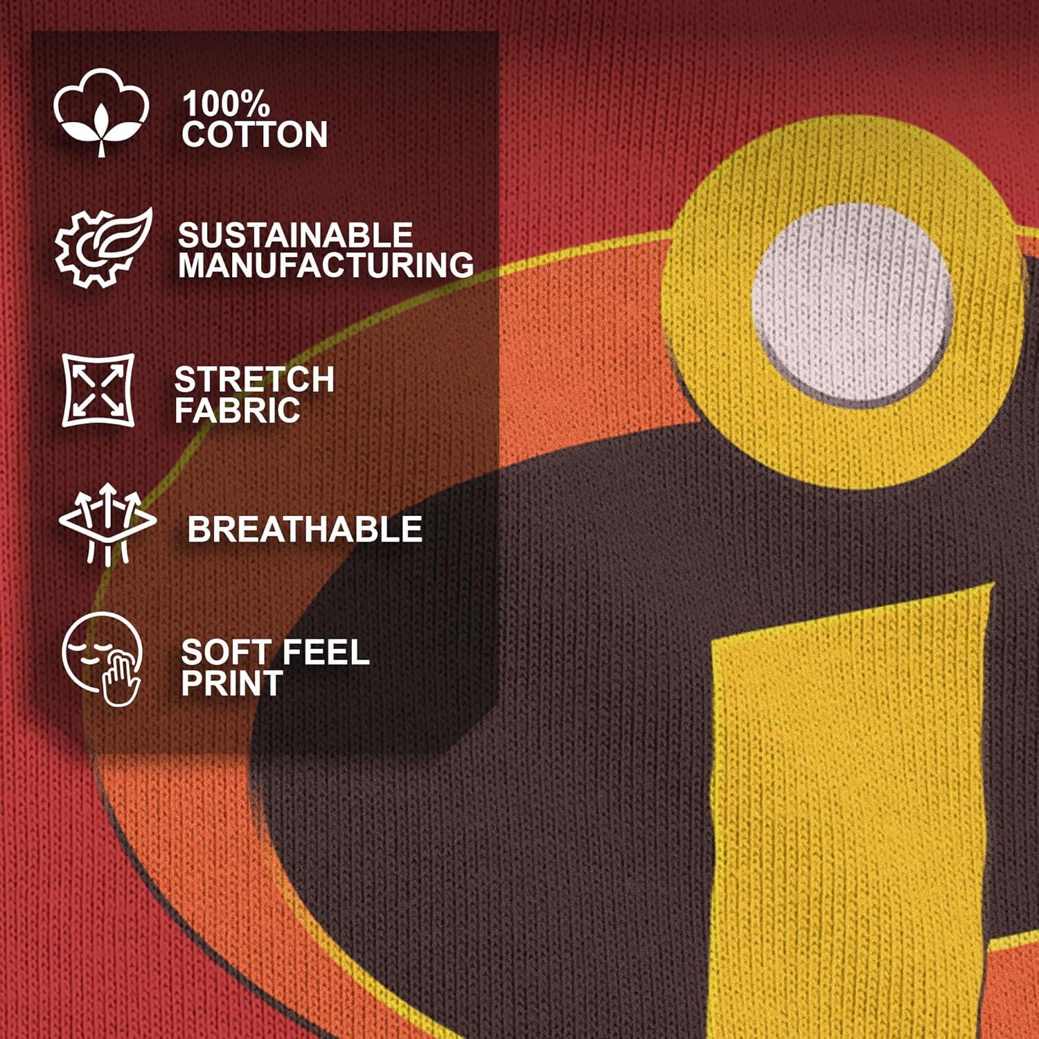 Camiseta Infantil Cuello Redondo Fifth Sun Logo Increíbles