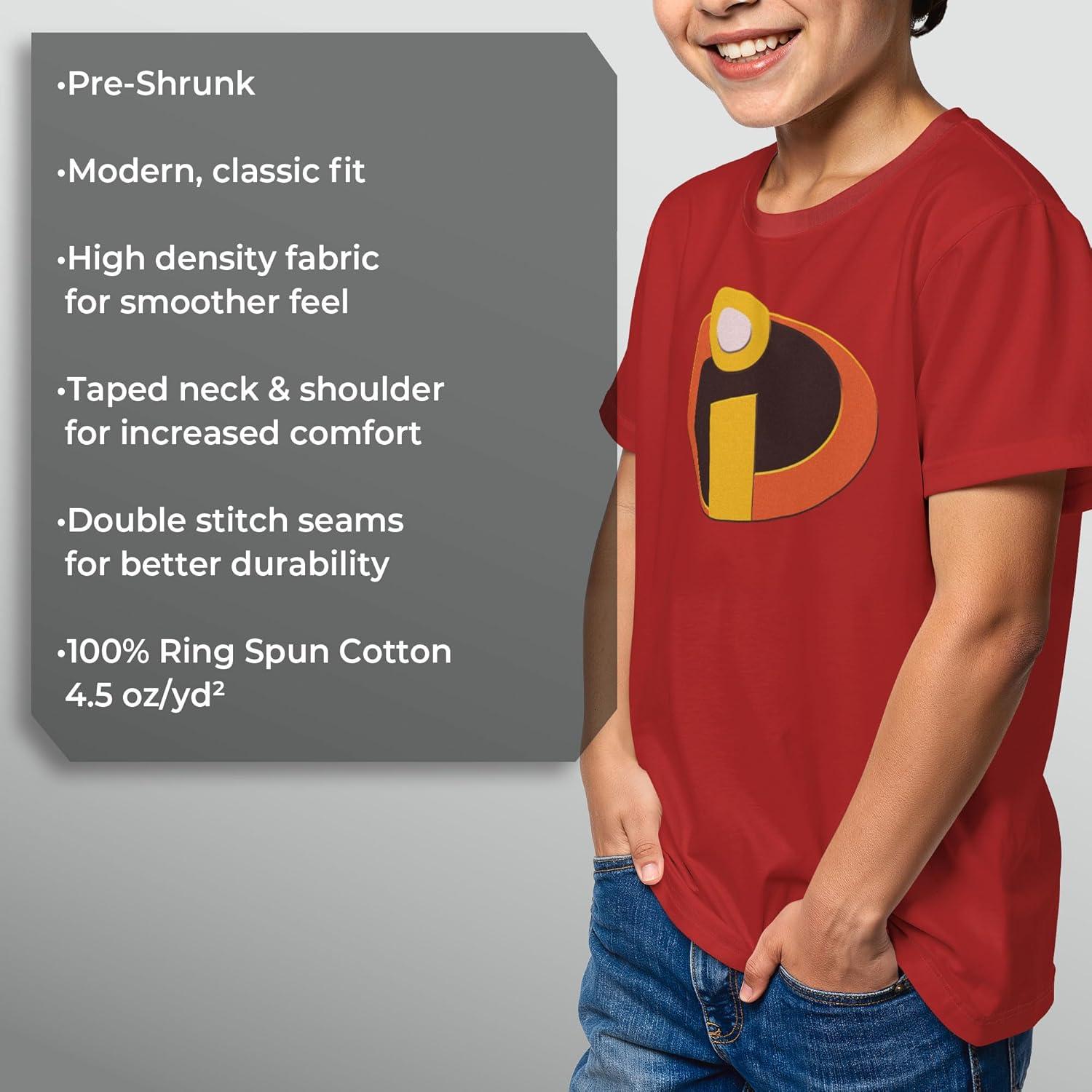 Camiseta Infantil Cuello Redondo Fifth Sun Logo Increíbles