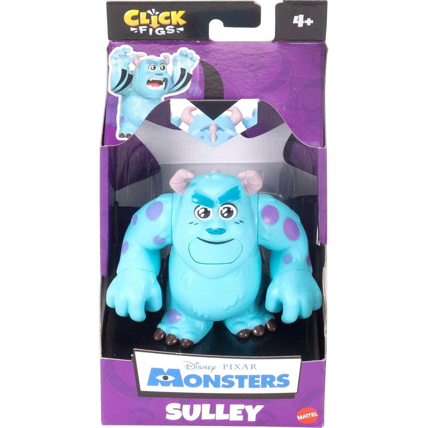 Juguete de Acción Sulley Disney Pixar 8.89 cm Click Figs
